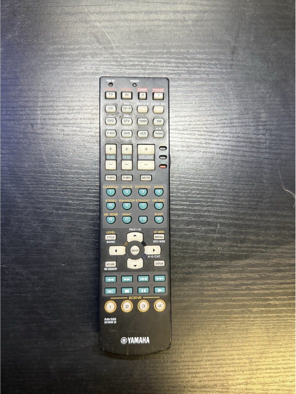 Yamaha RAV326 WJ19440-US OEM AV Receiver Remote RX-V661 RX-V861 HTR-6060